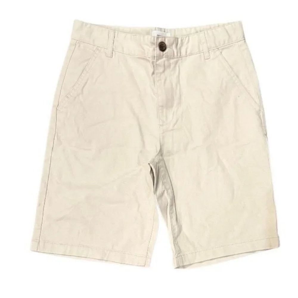 NWT Old Navy Girls Khaki Chino Shorts Dz. 14 School Uniform